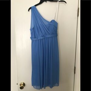 Light Blue Shirt Cocktail Dress